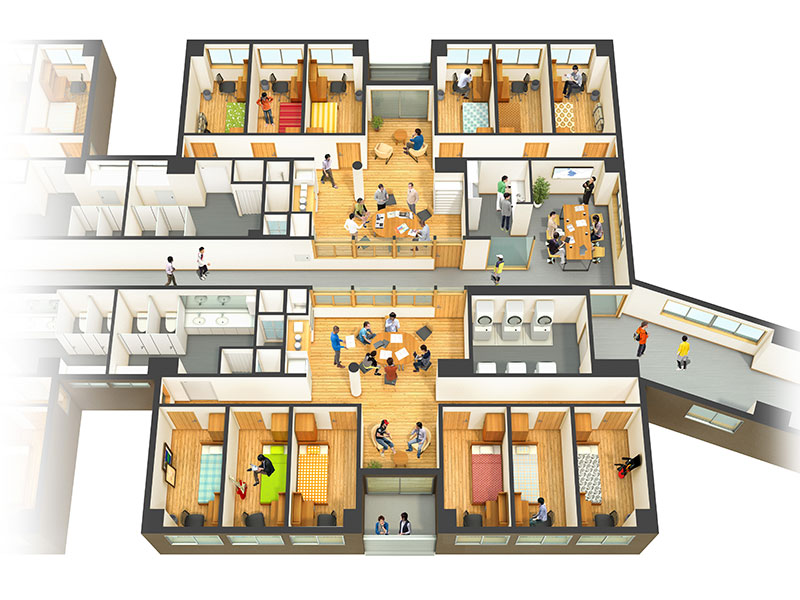 寮について Accommodation Campus Life 国際高専 国際高等専門学校