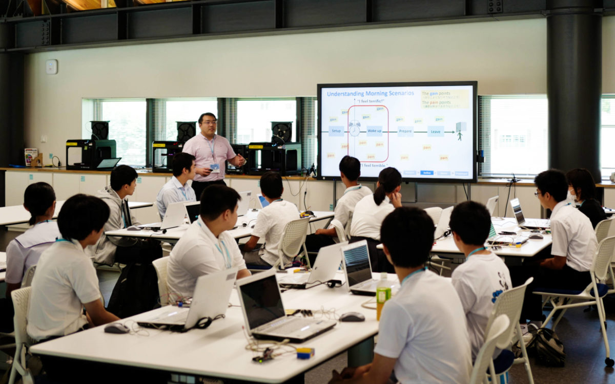 学校見学会が行われました。