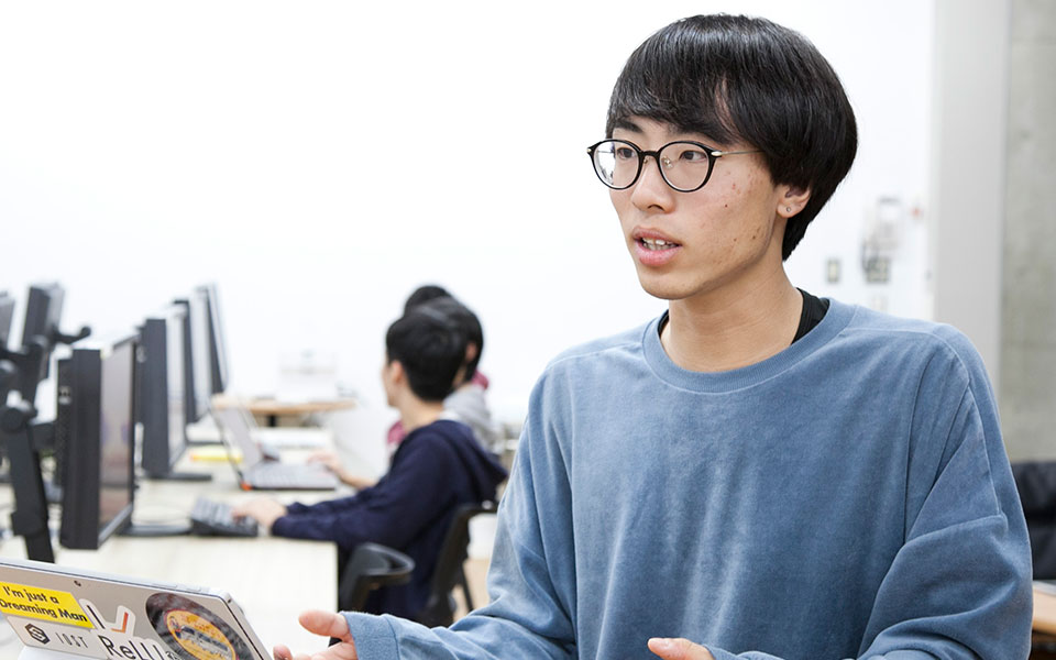 学生インタビュー 福田一之さん
