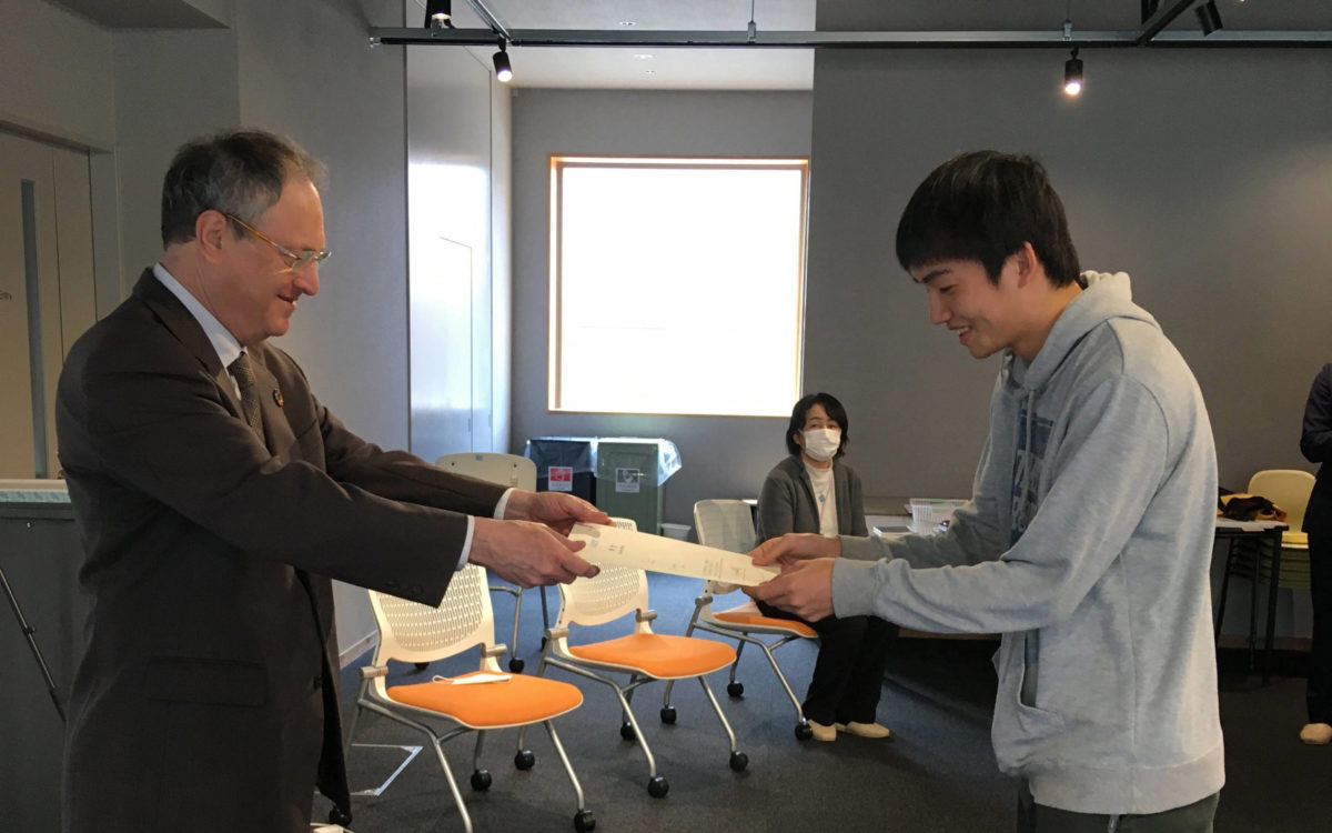 令和元年度後期 校長表彰・褒賞式が執り行われました。
